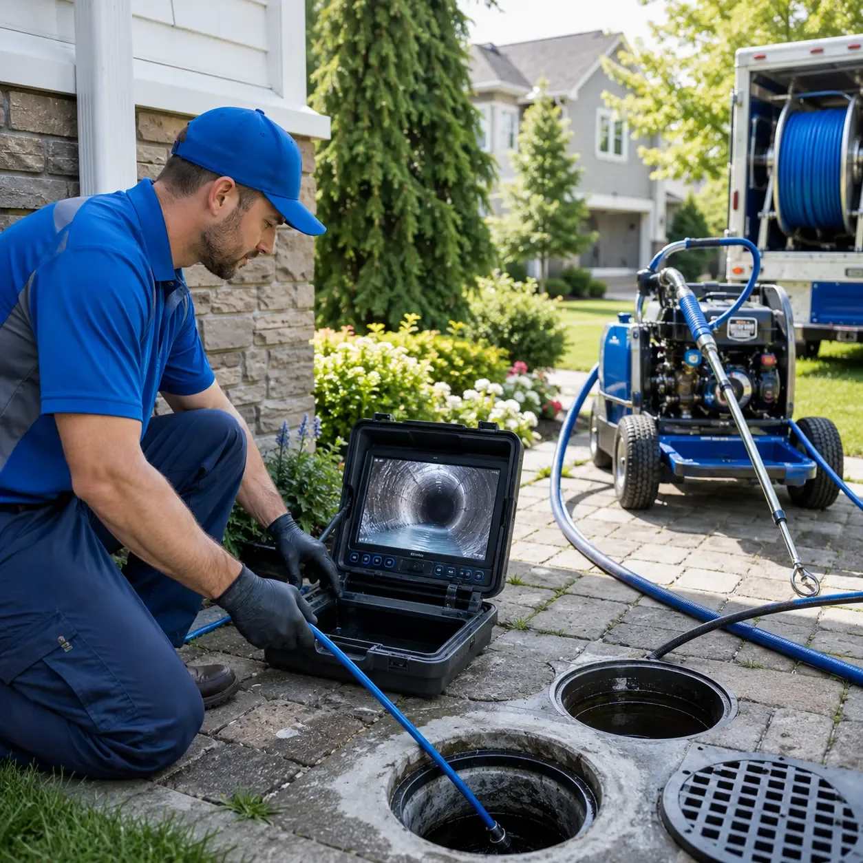 Outdoor drain cleaning professionals serving Arcadia, IA